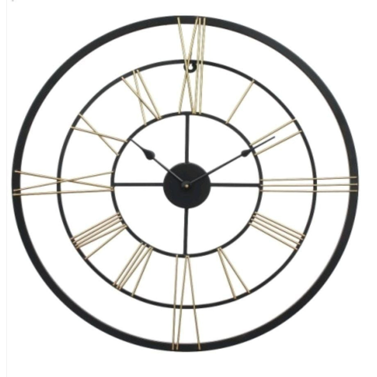 Triple Clocks Roman Triple Ring Wall Clock ( Dia 24 Inches )